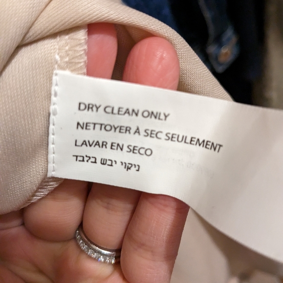 NWT Dex Light Peach chiffon Dress with pastel flowers size XS - Picture 10 of 11